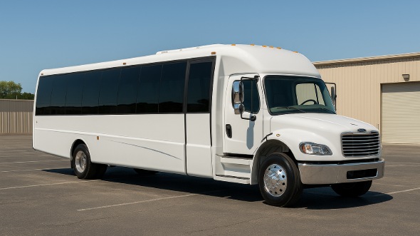 Exterior of Charter Bus Company Hackensack's 15 Passenger Minibus in Hackensack