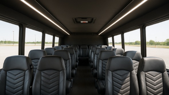 hackensack 20 passenger minibus inside