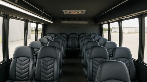 hackensack 25 passenger minibus inside