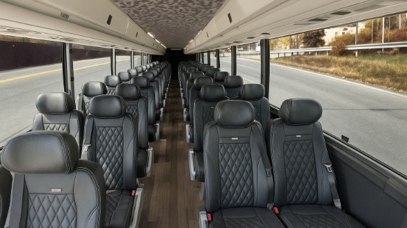 hackensack 28 passenger minibus inside