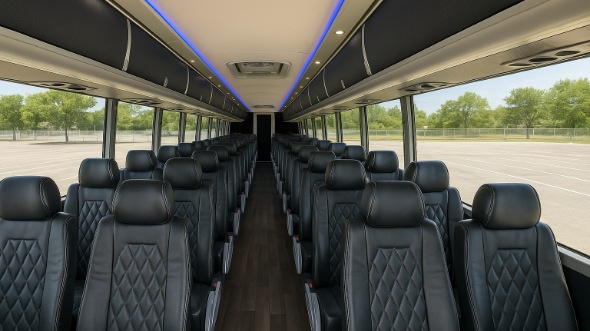 hackensack 54 passenger charter bus rental