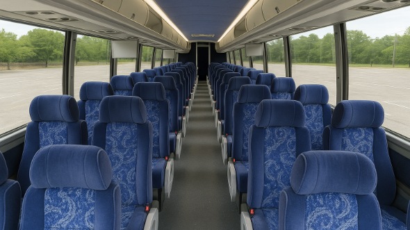 hackensack 55 passenger charter bus interior